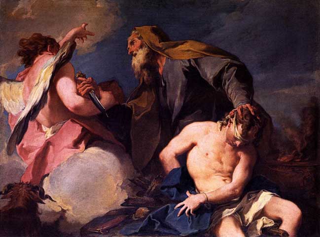 Sacrifice of Isaac, Giovanni Battista Pittoni, 1720