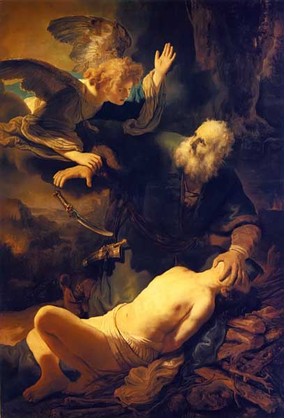 Жертвоприношение Исаака, Рембрандт ван Рейн, 1635